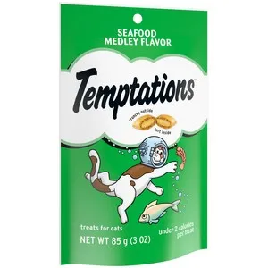 3 oz. Whiskas Temptations Seafood Medley - Treats